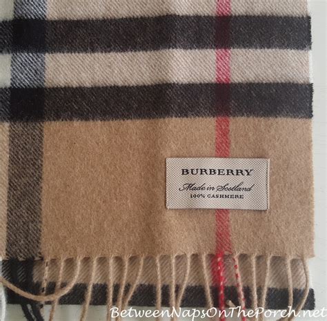 burberry scarf no label|how to tell if a burberry scarf is real.